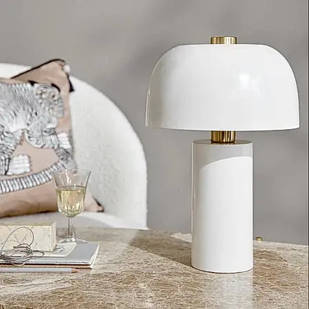 Lulu Table Lamp -Snow White